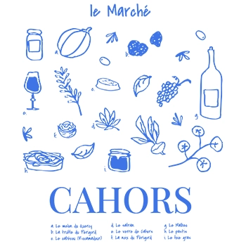 Le marché de Cahors