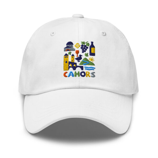 Casquette brodée <br> Cahors en couleur