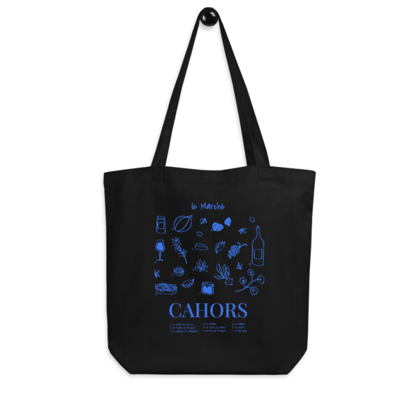 Tote Bag coton Bio <br> Le marché de Cahors – Image 4