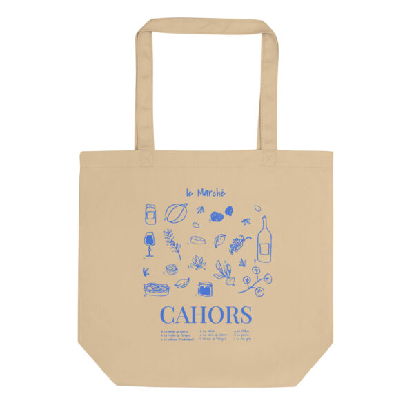 Tote Bag coton Bio <br> Le marché de Cahors