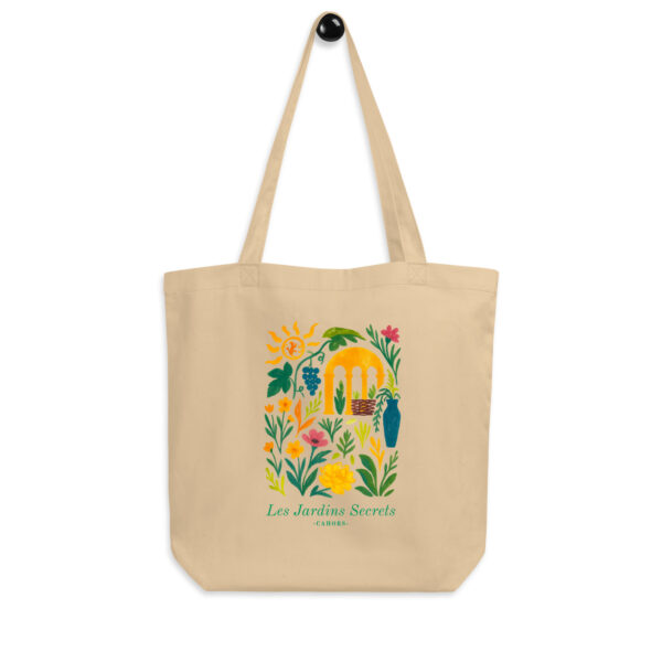 Tote Bag coton Bio <br> Les Jardins Secrets – Image 4