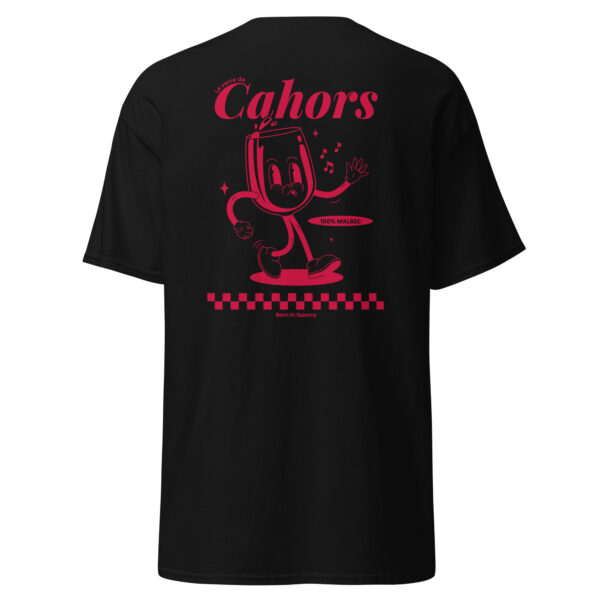 T-shirt unisexe <br> Le verre de Cahors – Image 4