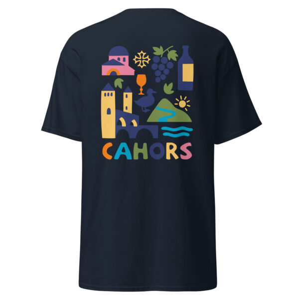 T-shirt unisexe <br> Cahors en couleur – Image 3