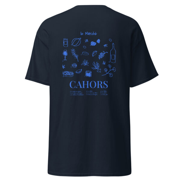 T-shirt unisexe <br> Le marché de Cahors - Image 3