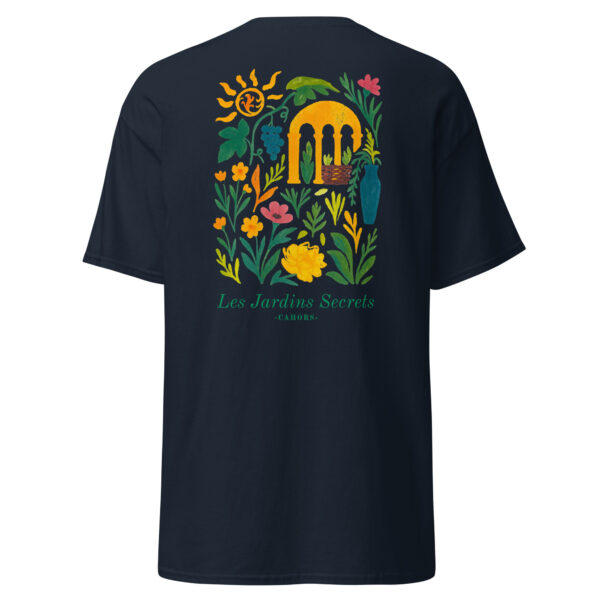 T-shirt unisexe <br> Les Jardins Secrets – Image 3