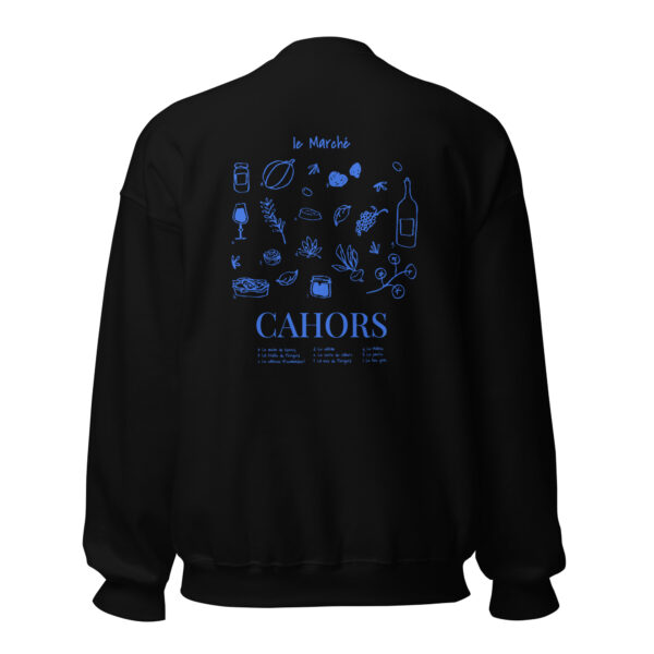 Sweat unisexe <br> Le marché de Cahors – Image 7