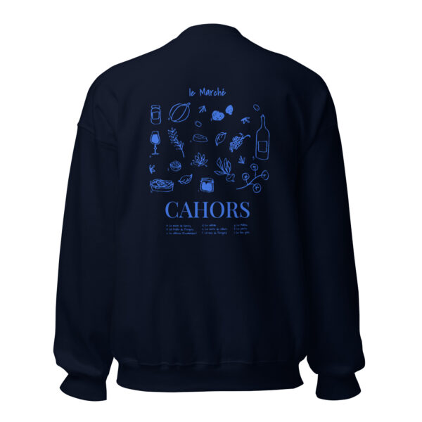 Sweat unisexe <br> Le marché de Cahors – Image 5