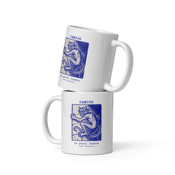 Mug blanc brillant <br> Le petit Diable - Image 2