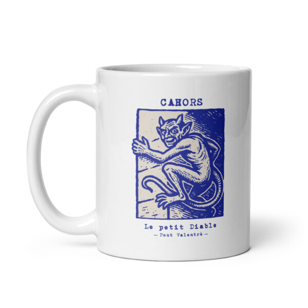 Mug blanc brillant <br> Le petit Diable - Image 3