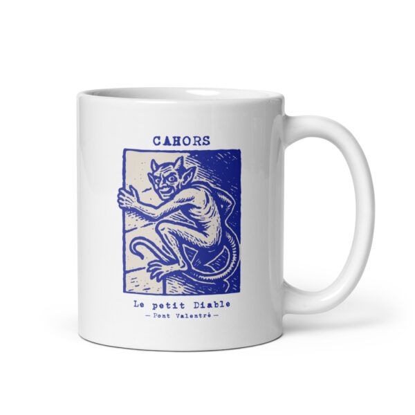 Mug blanc brillant <br> Le petit Diable
